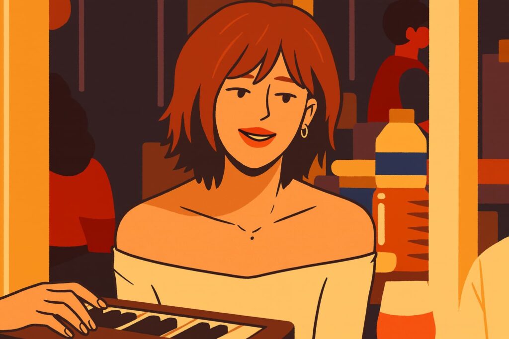 Red Velvetのウェンディが、チェ・ホソプの名バラード「세월이 가면（時が過ぎれば）」を心を込めてステージでカバーしている様子。
