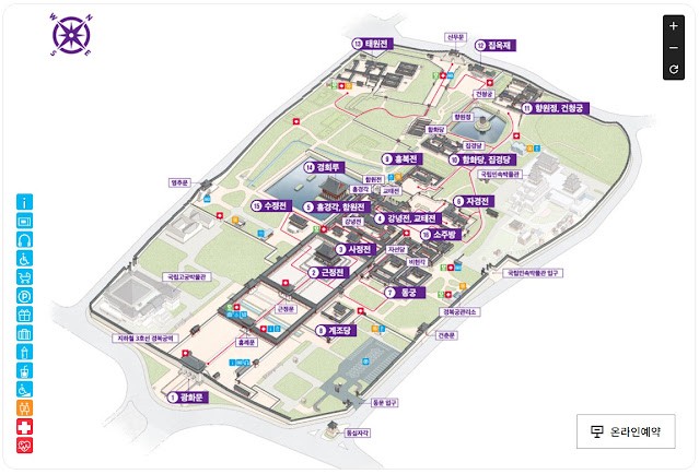 Gyeongbokgung Palace Guide Map