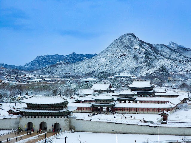 Snowy Scenery Gyeongbokgung Palace