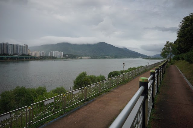 Wiryegangbyeon-gil Bicycle Road Stretching Straight